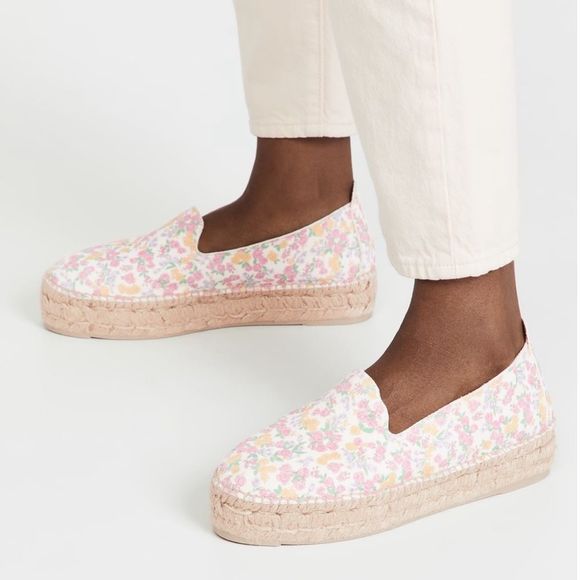 LoveShackFancy Shoes - NWT Manebi x LoveShackFancy Platform Espadrilles in Fruity Punch 38 / 8